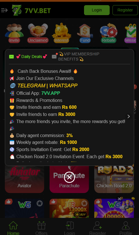 7vv bet game
